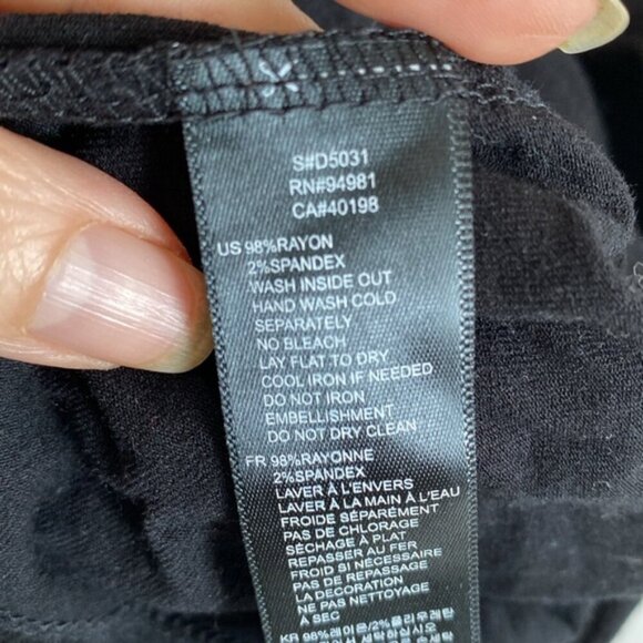 Metallic Black Tank Top Size Small - Picture 11 of 12